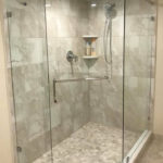 Complete Glass Shower Installed in Luxury Home.