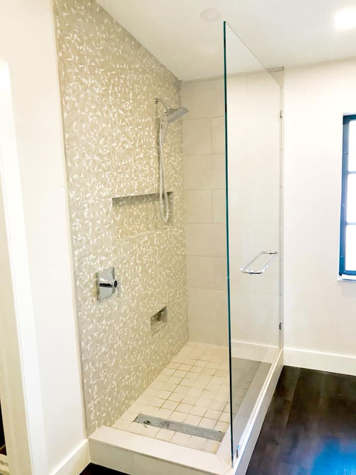 Glass for Bathroom Shower Installed - The Glass Company of Naples