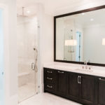 Custom Shower Glass and Mirror Black